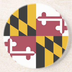 Porta copos com a bandeira do Maryland, EUA