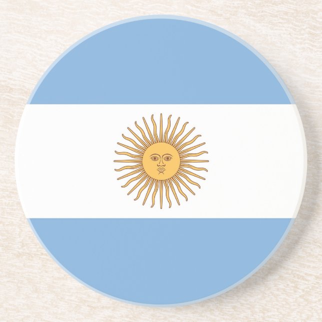 Porta copos com Bandeira da Argentina (Frente)