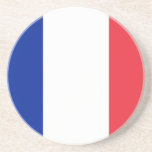 Porta copos com bandeira da França<br><div class="desc">Porta copos elegante com bandeira francesa. Este produto é personalizável.</div>