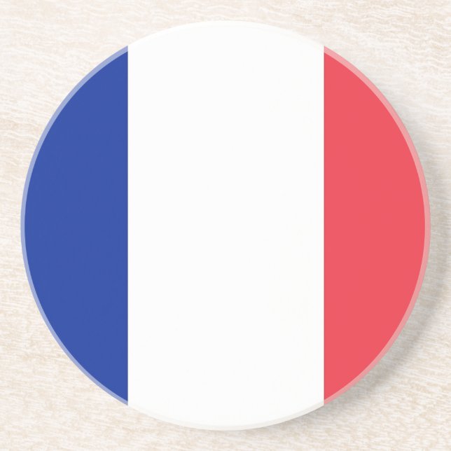 Porta copos com bandeira da França (Frente)