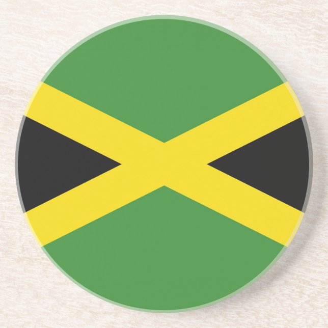 Porta copos com bandeira da Jamaica (Frente)