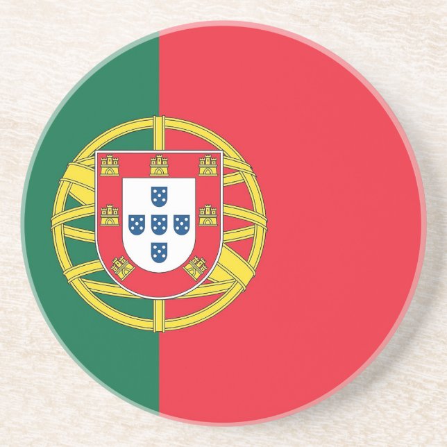 Porta copos com Bandeira de Portugal (Frente)
