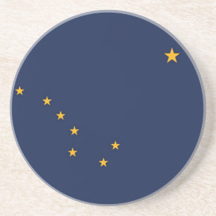 Porta copos com Bandeira do Alasca, EUA