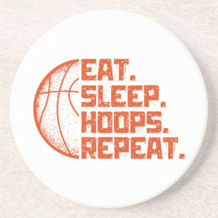 Porta-copos Coma Dormir Hoops Repetir Cotações Engraçadas de B