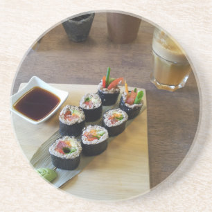 Porta-copos Comida Japonesa Sushi Restaurante Delicioso Almoço