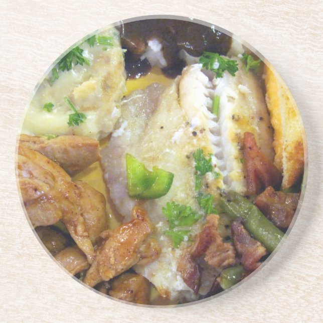 Porta-copos Comida para reflexão (Frente)