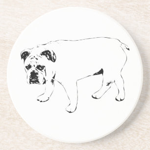 Porta-copos Companheiro de Mesa, Apoio de Copo Bulldog