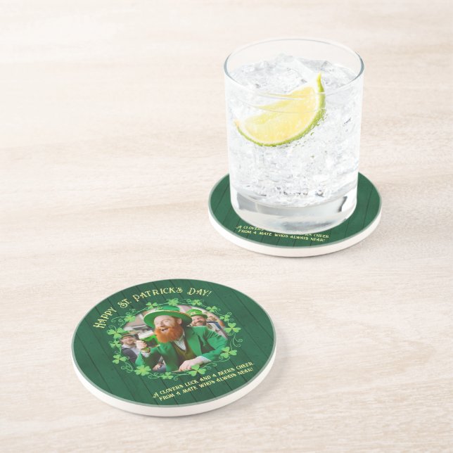 Porta-copos Companhia Clover & Beer Sandstone (Lateral)