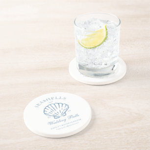 Porta-copos Conchas Marinhas e Sininhos de Casamento Pedra-are