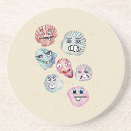 Porta-copos conchas oceânicas