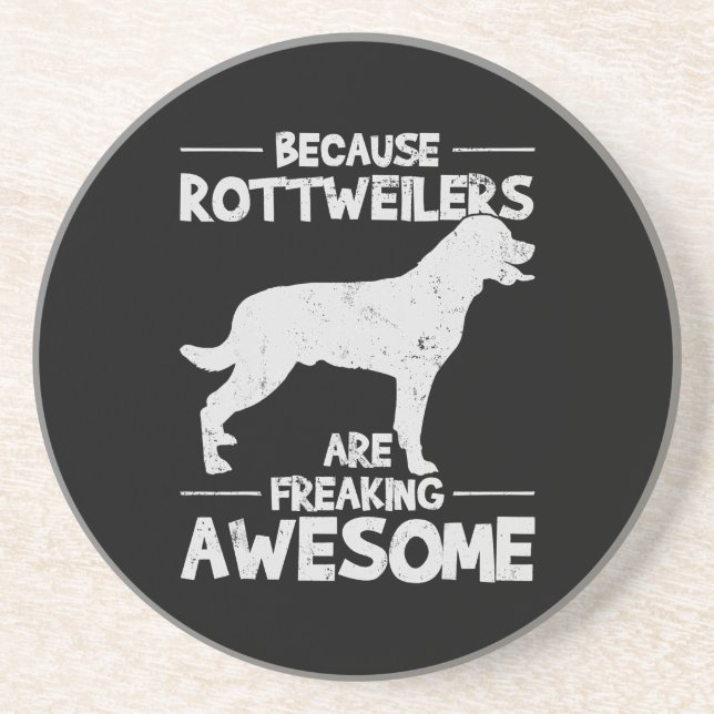 Porta-copos Cópia do T-Shirt Rottweiler (Frente)