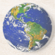 Copo de bebida do planeta Terra