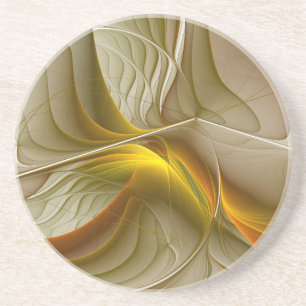 Porta-copos Cores de Metais Preciosos, Arte Abstrata Fractal