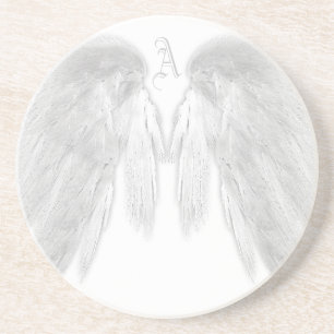 Porta-copos Cores Personalizáveis do Monograma do ANGEL WINGS