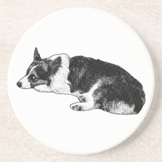Porta-copos Corgi com Foco Claro