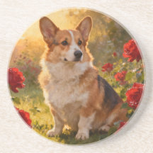 Corgi in the Roses III