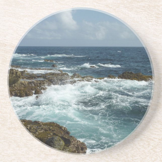 Porta-copos Costa Rocky de Aruba e Oceano Azul (Frente)