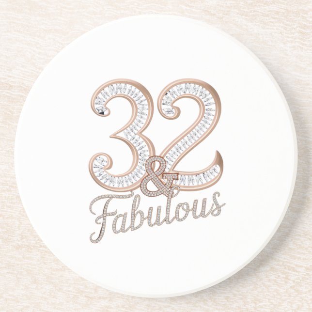 Porta-copos Costers - 32 e fabuloso (Frente)