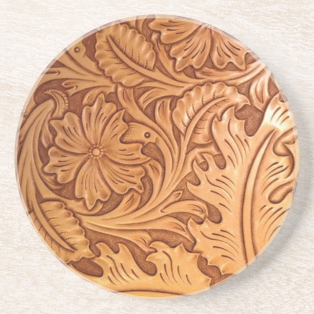 Porta-copos Couro russo do sudoeste do país (Frente)