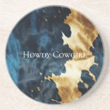 Cowhide Dourada-cowboy ocidental
