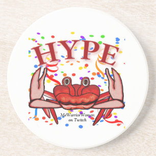 Porta-copos Crab Hype, MeWarriorWoman no Twitch