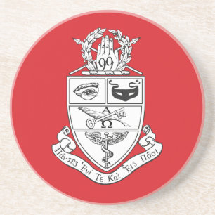 Porta-copos Crest da Kappa Psi