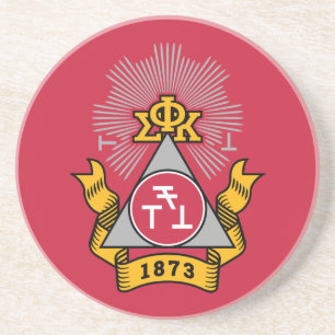 Porta-copos Crest da Phi Sigma Kappa
