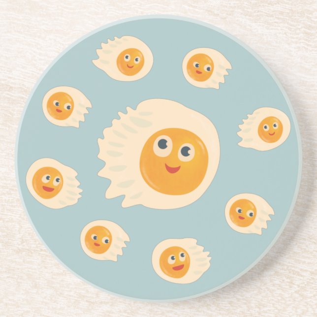 Porta-copos Crianças de Comida de ovos em cascas (Frente)