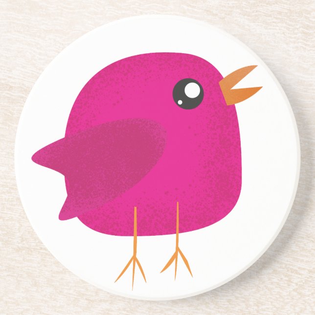 Porta-copos Crianças, passarinho fofo (Frente)