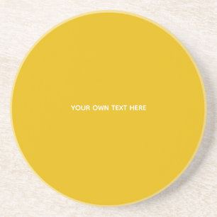 Porta-copos Crie Seu Próprio Design Amarelo Personalizado