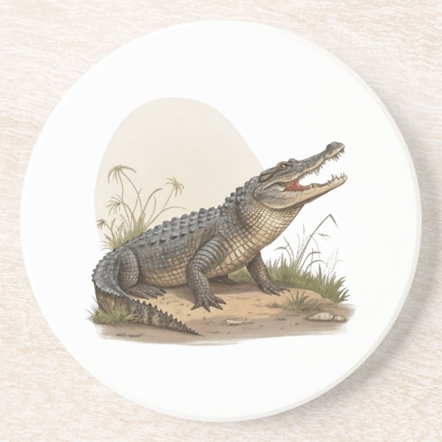 Porta-copos Crocodilo (Frente)