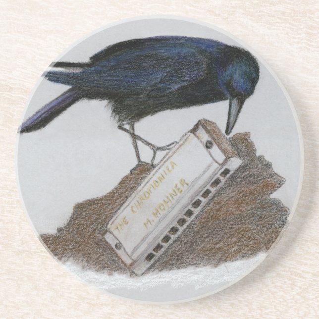 Porta-copos Crow e Harmonica (Frente)