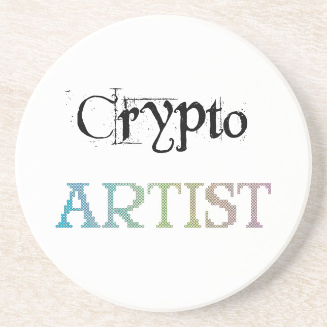 Porta-copos Crypto Artist Light (Frente)