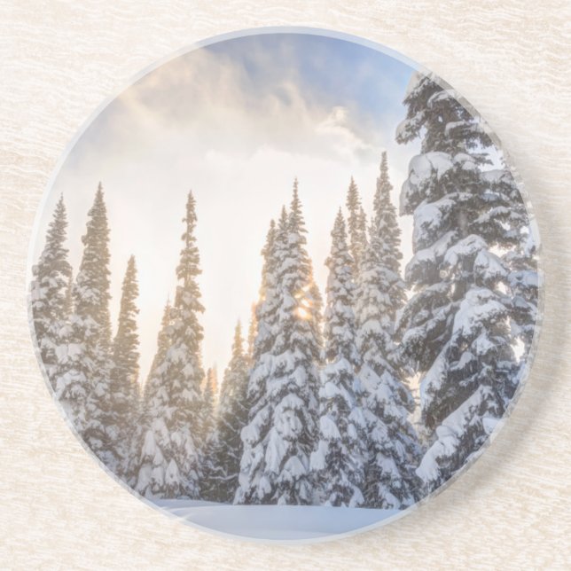Porta-copos Crystal Mountain Ski Resort, perto de Mt. Rainier  (Frente)