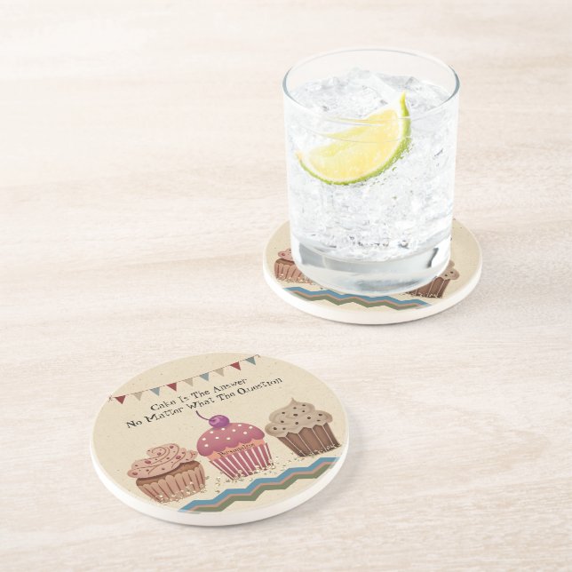 Porta-copos Cupcakes Vintage - Pedra de Cota (Lateral)