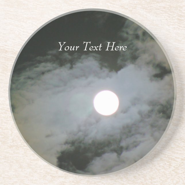 Porta copos customizável da bebida do céu da Lua (Frente)