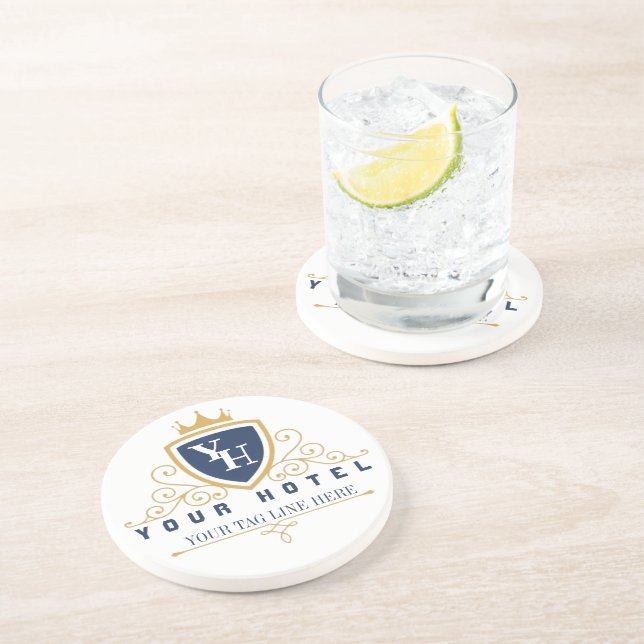 Porta-copos Customize Luxury hotel business company restaurant (Lateral)