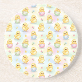 Porta-copos Cute Baby Chick Watercolor Easter