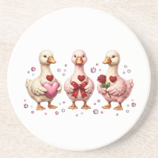 Porta-copos Cute Coquette geese friends