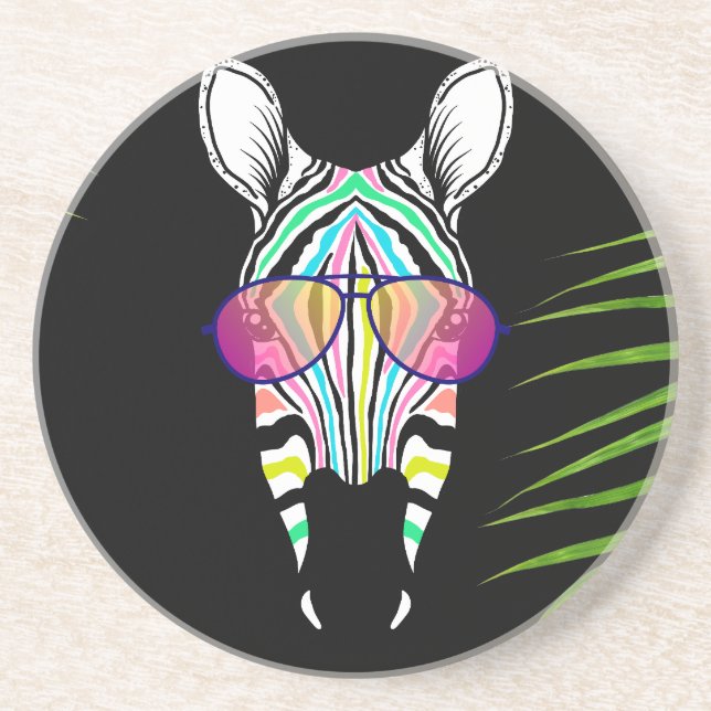 PORTA-COPOS CUTE FUNKY ZEBRA (Frente)
