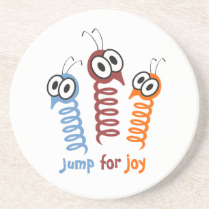 Porta-copos Cute-jump para citação engraçada