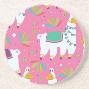 Porta-copos Cute Llama Pattern