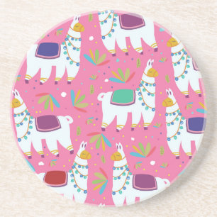 Porta-copos Cute Llama Pattern