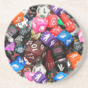 Porta-copos d20 dados