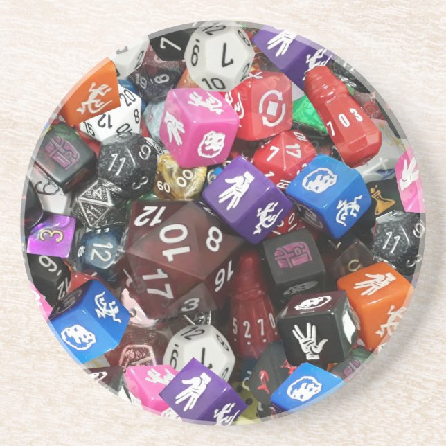 Porta-copos d20 dados (Frente)