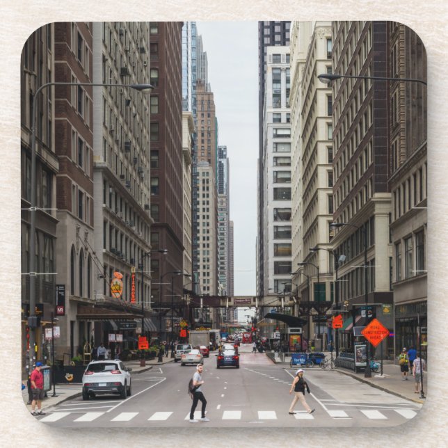 Porta copos da Chicago Madison Street (Frente)