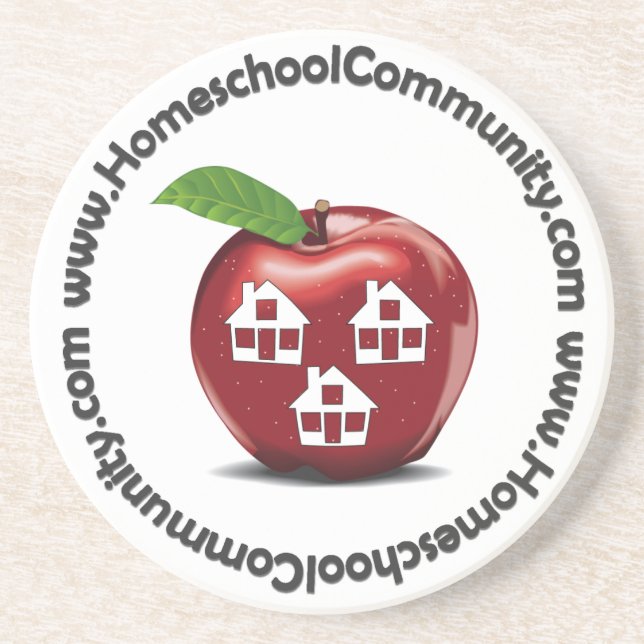 Porta copos da comunidade de Homeschool (Frente)