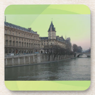 Porta copos da cortiça de Seine River