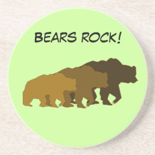 Porta copos da família do urso de urso