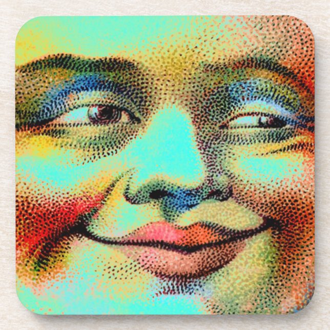 Porta copos da Lua Azul (Frente)